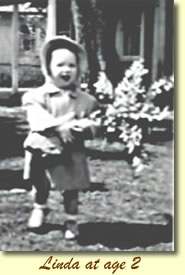 Linda Stephensen at age 2